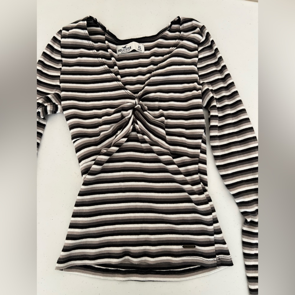 Hollister Long Sleeve Striped Top Size XS